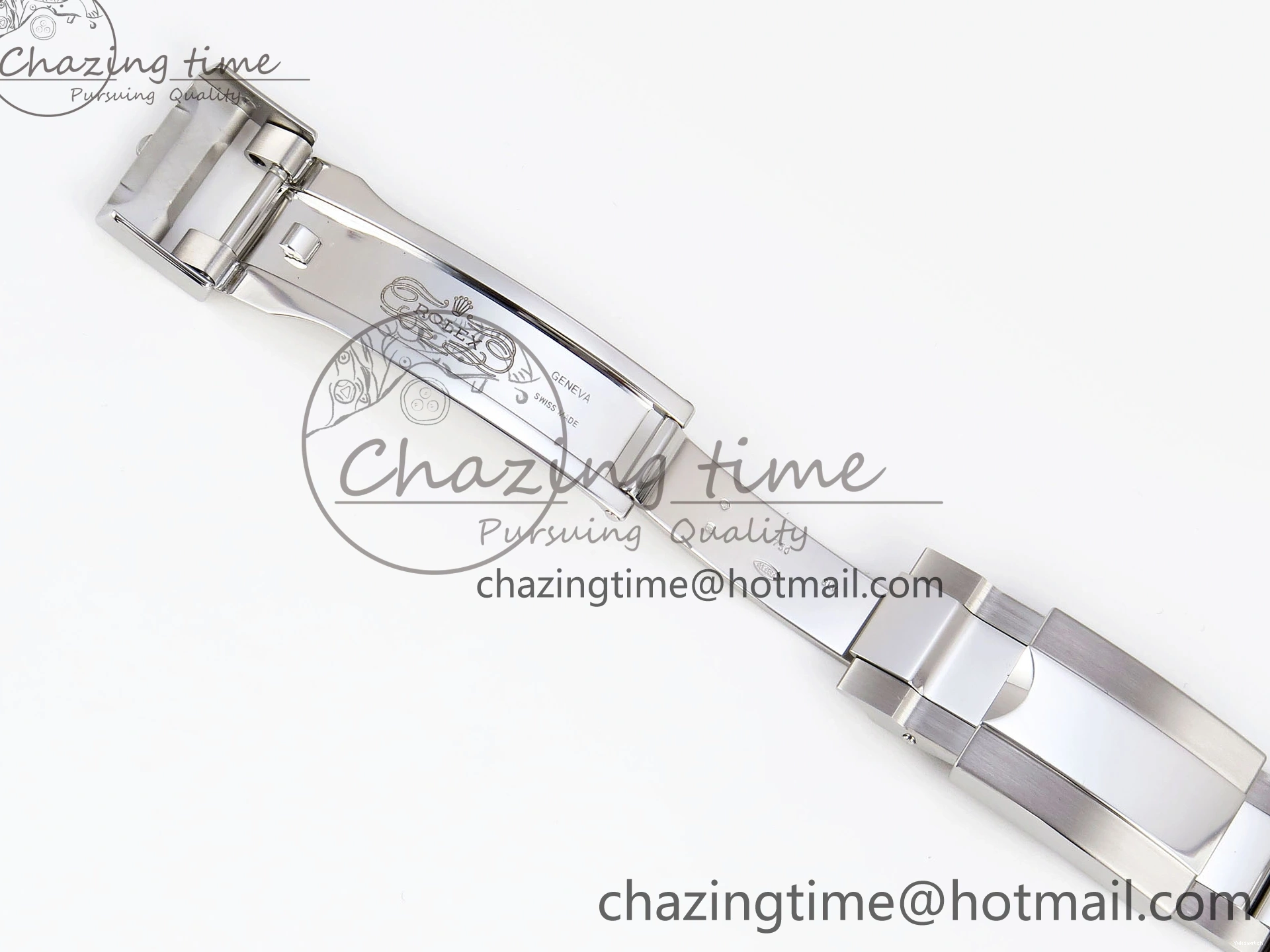 116509 OMF DIAL SS BEST ON A7750 DAYTONA BLUE MOVEMENT) SS STICK BRACELET (SLIM EDITION 1219